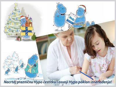 Nacrtajte Hypo prazničnu čestitku i osvojite Hypo paket iznenađenja!