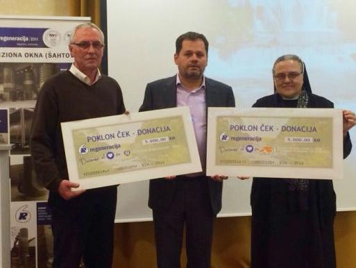 "Regeneracija" uručila donacije u vrijednosti od 10.000 KM