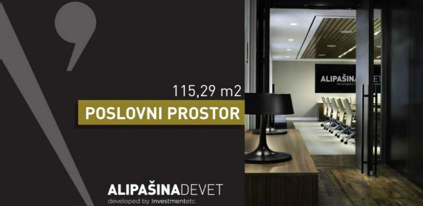 Alipašina 9 predstavlja poslovni prostor u centru Sarajeva