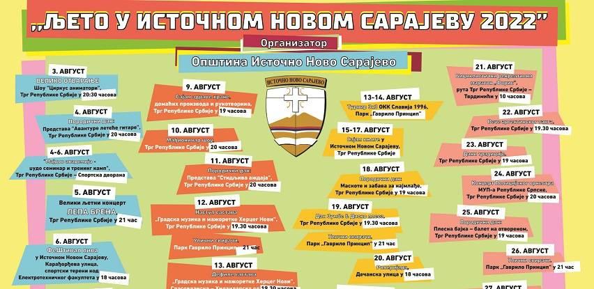 Ljeto u Istočnom Novom Sarajevu 2022