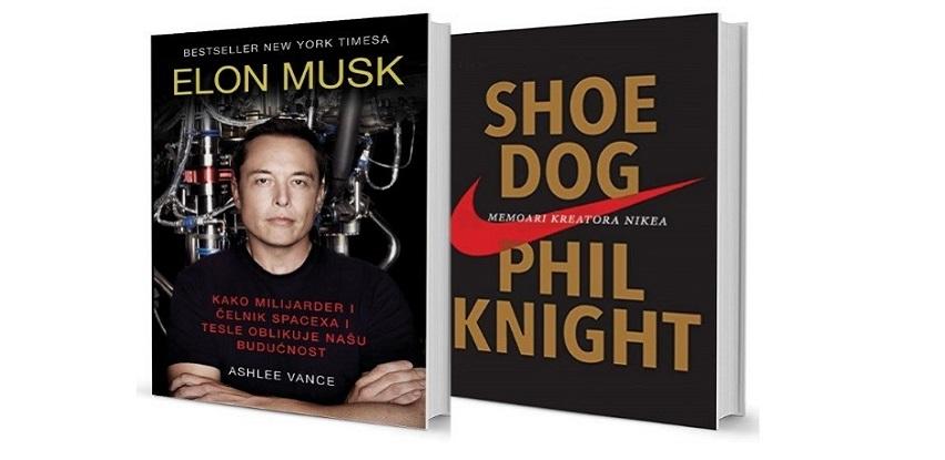 Naklada MATE ELON MUSK & SHOE DOG