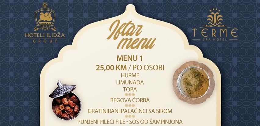 iftar iftarski meni ramazan terme hotel & spa hoteli ilidža