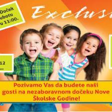 Ne znate gdje je najbolji doček nove školske godine? U Exclusive naravno!