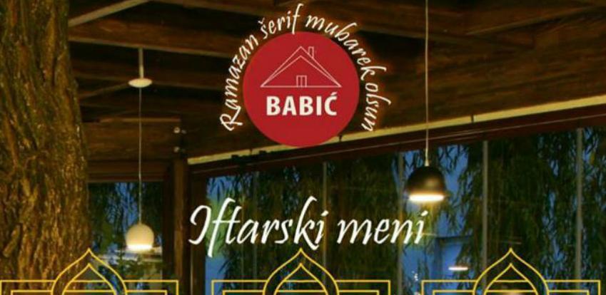 Dočekajte iftar u ugodnom ambijentu restorana Babić
