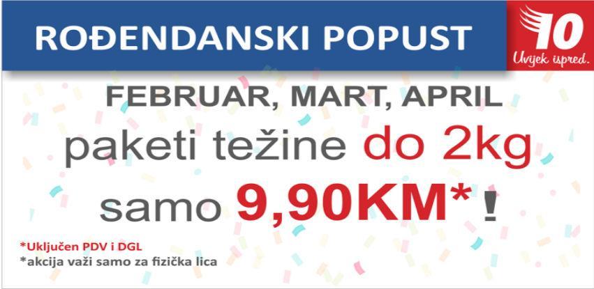 EuroExpress povodom svog rođendana nudi popust za pakete do 2kg