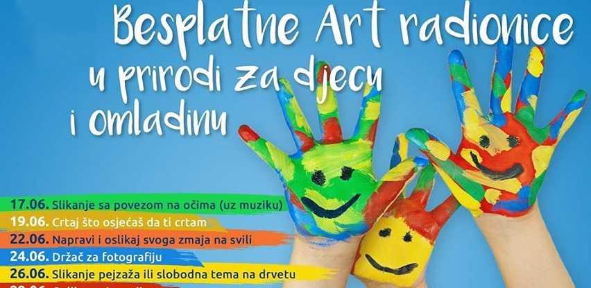 Besplatne Art radionice u prirodi za djecu i omladinu