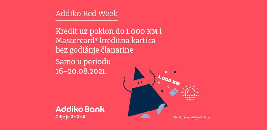 Ostvarite dupli poklon uz ljetno izdanje posebne Addiko Red Week ponude
