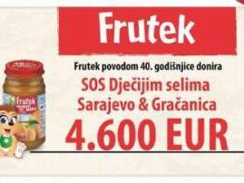 Fructal podržao SOS Dječija sela u Sarajevu i Gračanici