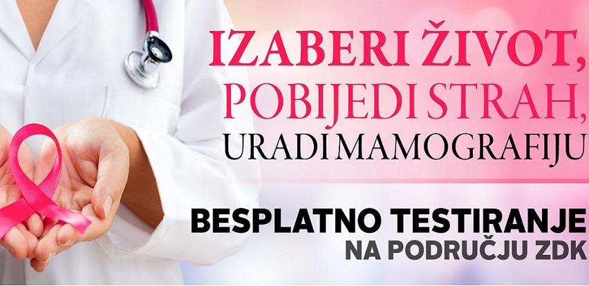 Za 30 mjeseci gotovo 10 hiljada besplatnih mamografskih pregleda u ZDK