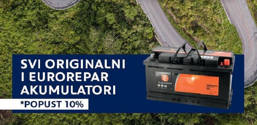 Svi originalni kao i Eurorepar akumulatori uz popust od 10%