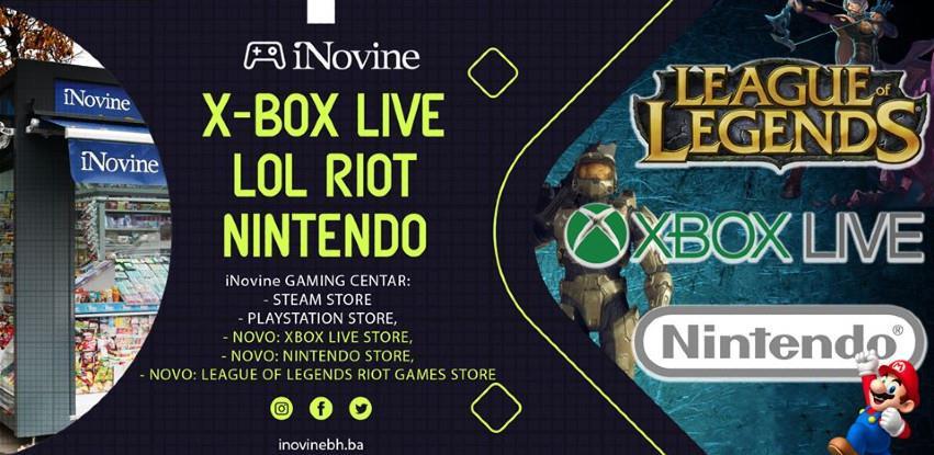 iNovine BH: XBOX live, Nintendo i League of legends riot bon dopuna
