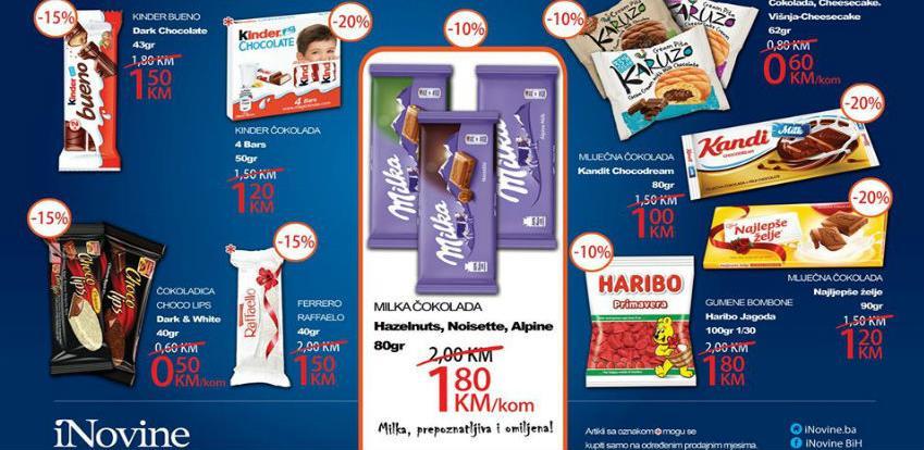Slatka ponuda na kioscima iNovina BH