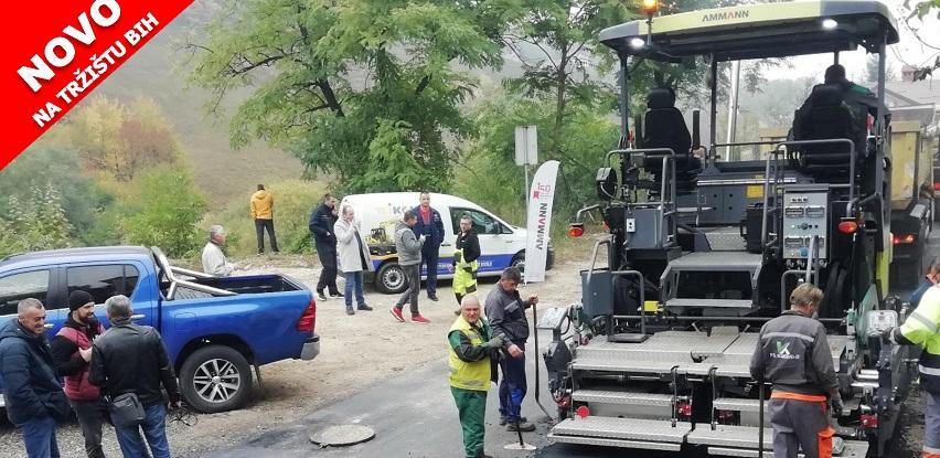 asfaltni finišer AMMANN Teikom bh Komgrad-ze