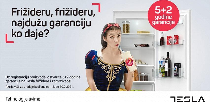 Sa Imel-om ostvarite 5+2 godine garancije na Tesla frižidere i zamrzivače