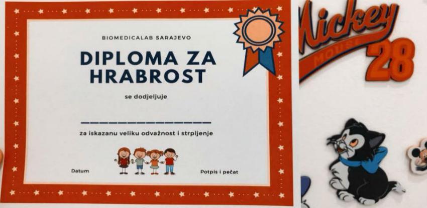 BioMedicaLab: Diplome za hrabrost za najmlađe