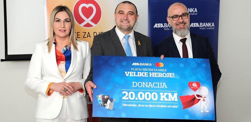 asa banka i mastercard donacija srce za djecu oboljelu od raka
