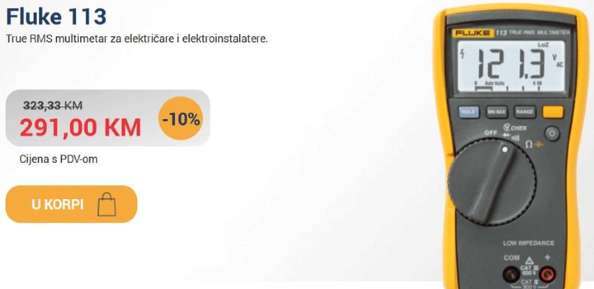 Multimetar Fluke 113 najprodavaniji Fluke multimetar za osnovna mjerenja