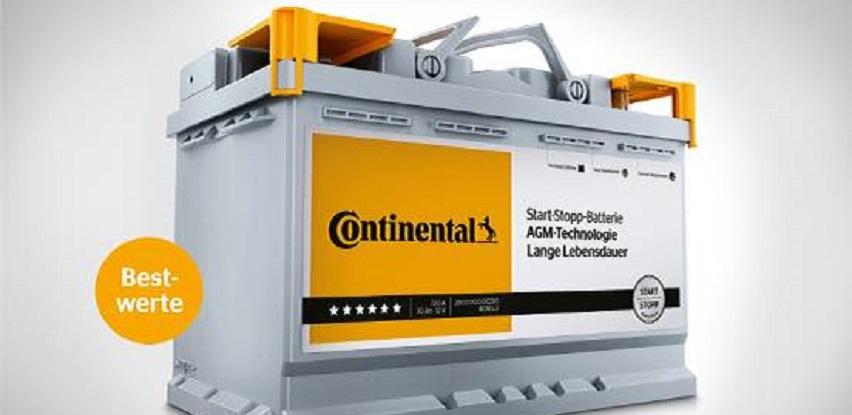 Više snage s novim programom Continental akumulatora