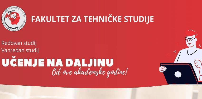 Fakultet za tehničke studije (online) upis je u toku!