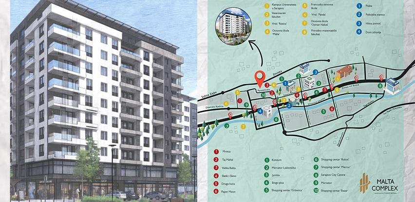 Ako tražite idealan stan lokacija Malta Complex-a je idealna za vas!