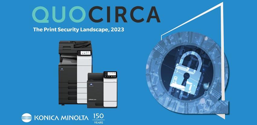 konica minolta Quocirca sigurnost ispisa