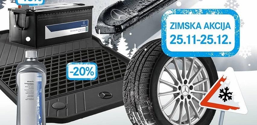 auto lijanovići mercedes benz zimska idila metlice brisača akumulator prostirači tekućina akcija
