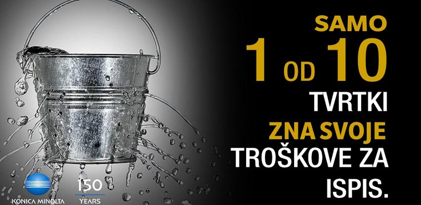 optimizirati troškove ispisa konica minolta