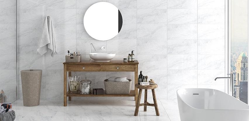 Helena Glossy white pločice idealne za postavljanje u kupaonicu!
