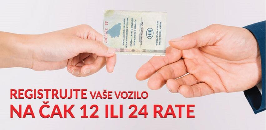 Registracija vozila sa 0% kamate! Lakše je na rate!
