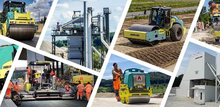 AMMANN teikom bh tandem valjci tamponski valjci sabijanje zemlje asfaltni finišeri