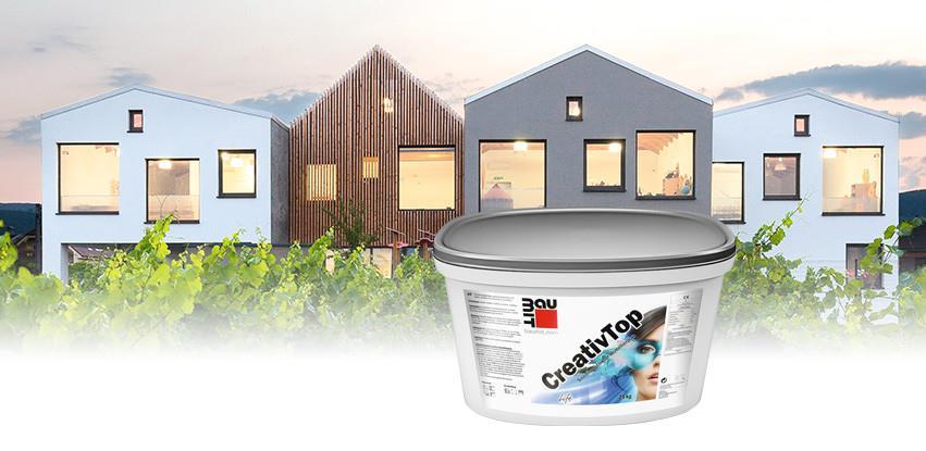 Baumit CreativTop – Završni fasadni malter za modeliranje