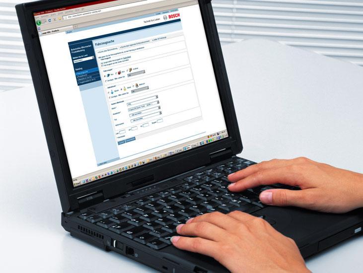 Bosch internetski katalog: Pristup s bilo koje lokacije u svijetu