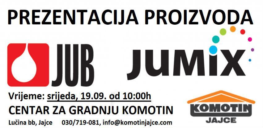 Prezentacija JUB proizvoda u centru za gradnju Komotin Jajce