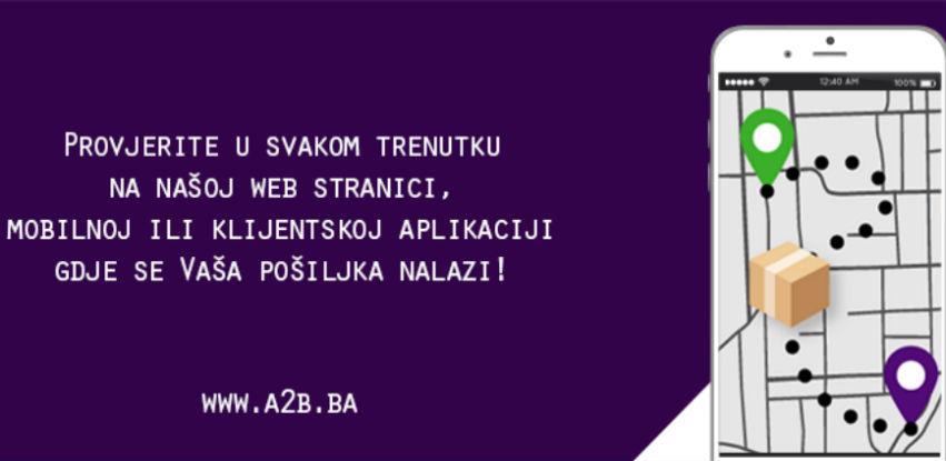 Pratite vašu pošiljku sa mobilnim aplikacijama A2B Express delivery