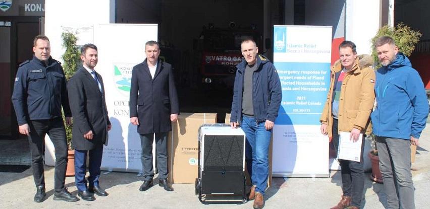 islamic relief općina konjic donacija emir čiča husein hodžić isušivanje prostora osman ćatić