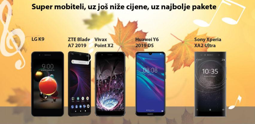 Hitovi jeseni - super mobiteli, uz još niže cijene, uz najbolje pakete!