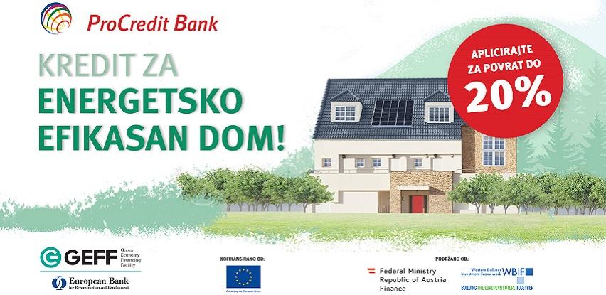 Jeftinije do energetski efikasnih domova uz poticaj do 20% investicije