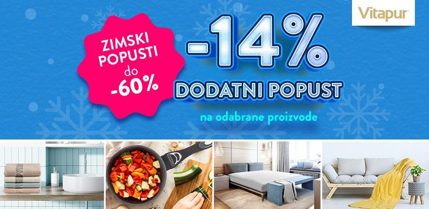 Novosti iz Vitapura: ODLIČNI ZIMSKI POPUSTI + dodatnih 14% popusta