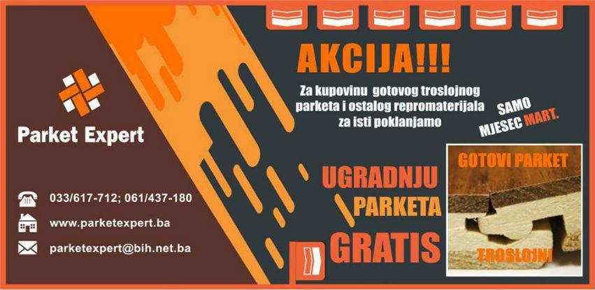 AKCIJA u Parket Expertu - ugradnja parketa GRATIS