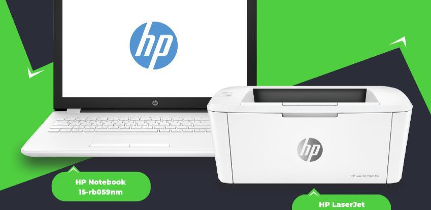 Savršen par za uspješan rad: HP Notebook 15-rb059nm I HP LaserJet Pro M15a