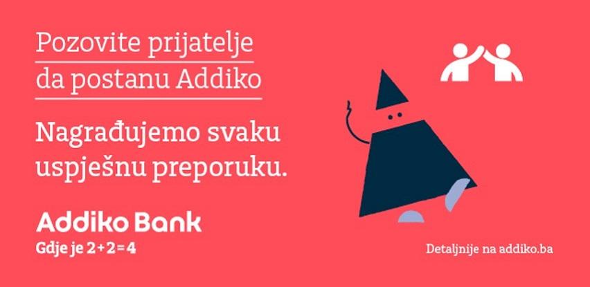 Pozovite prijatelje da postanu Addiko
