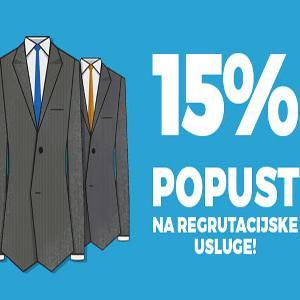 Iskoristite 15% popusta na napredne regrutacijske usluge Agencije Posao.ba