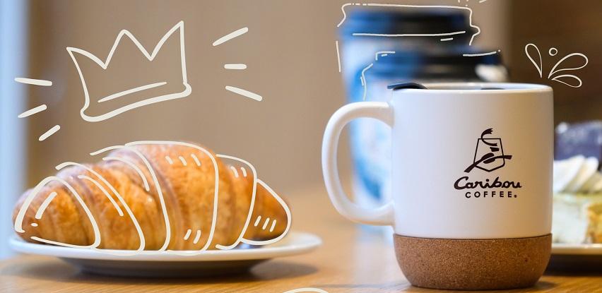Caribou Coffee herbal group kafa kroasan