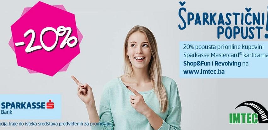 Sa Sparkasse Mastercard kreditnim karticama do popusta od 20% na Imtec web shopu