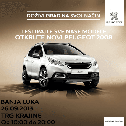 Doživi grad na svoj način: Testirajte sve Peugeot modele