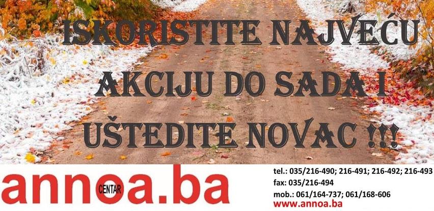 Annoa Vas poziva da iskoristite najveću akciju do sada i uštedite novac!
