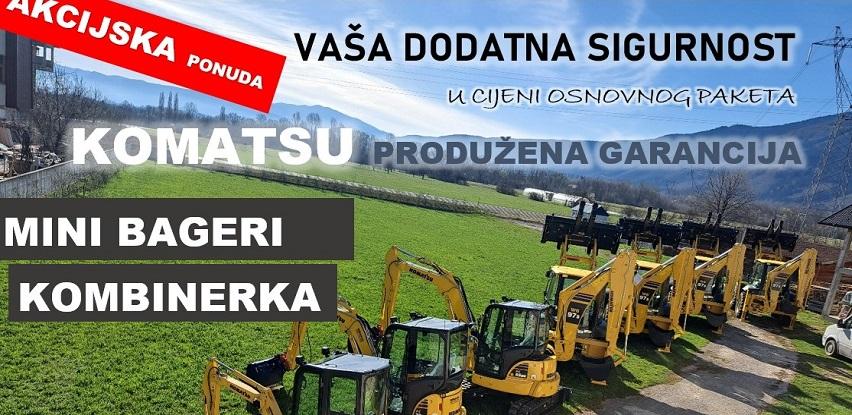 teikom bh komatsu mašine mini bager kombinerka