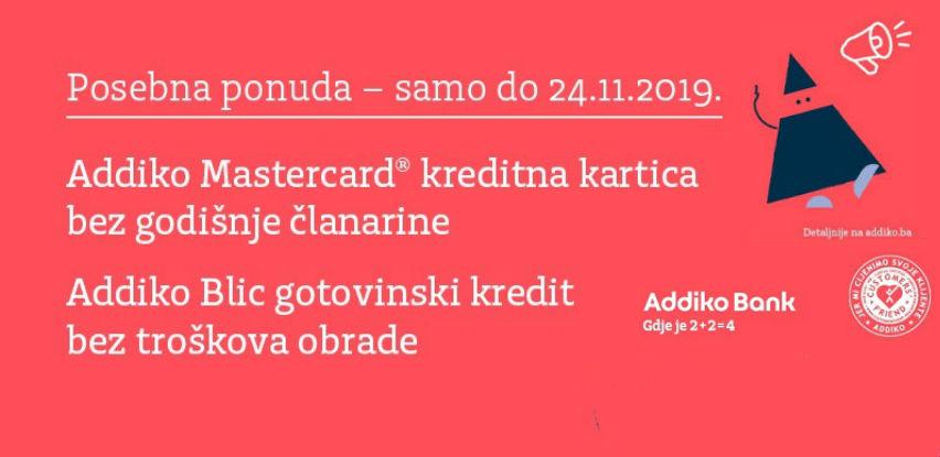 Posebna ponuda Addiko banke (Gotovinski kredit bez troškova obrade)