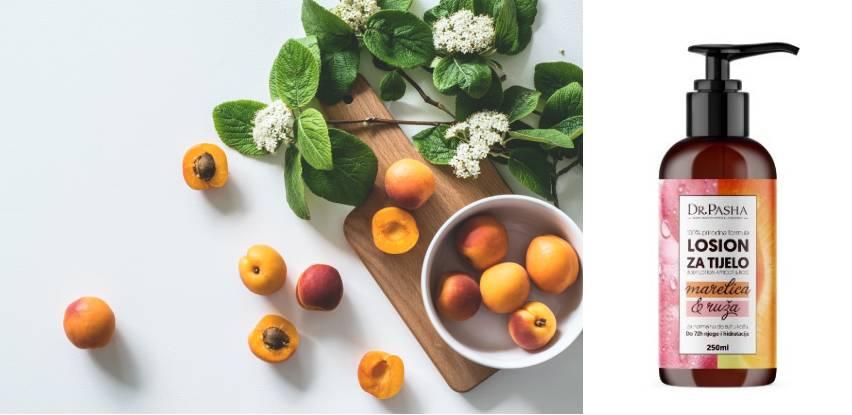 Dr.Pasha losion za tijelo marelica ruza