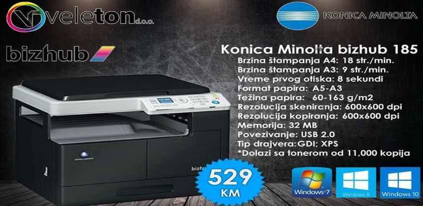 Konica minolta bizhub 185 najinteresantniji kopir aparat A3 formata na tržišt